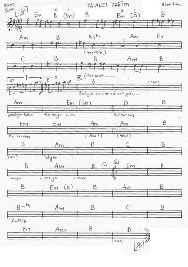 yalancı yarim   e.sayın