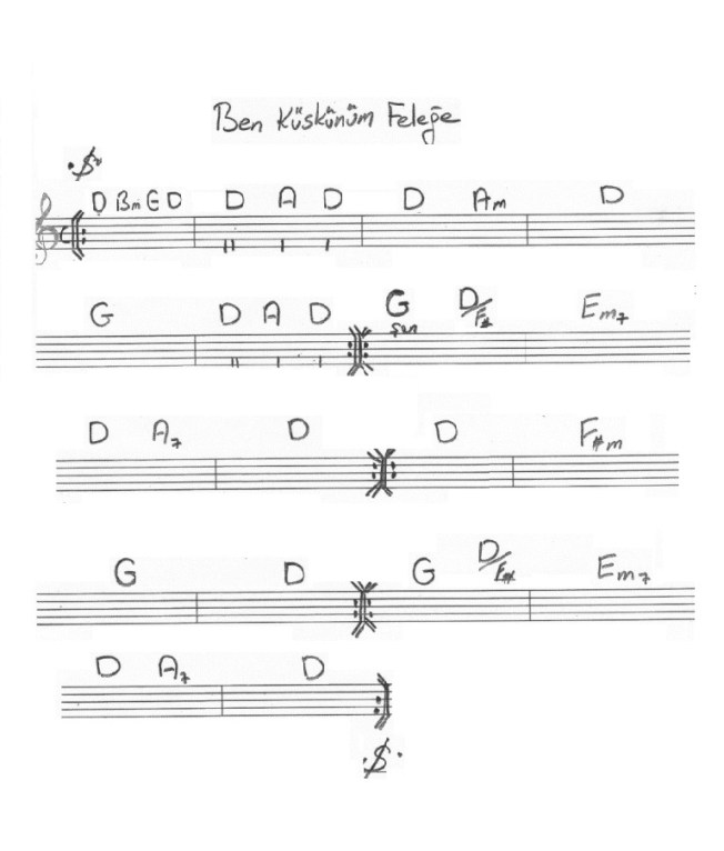 ben küskünüm feleğe