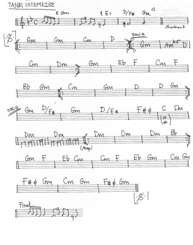 tanrı istemezse  e.gündeş