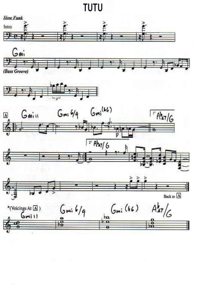  TUTU (bass score)