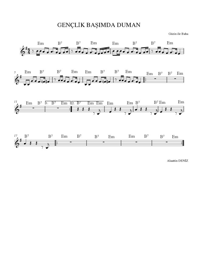 genclik basimda duman