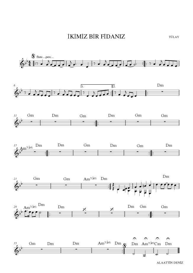 İkimiz Bir Fidaniz  t.özer