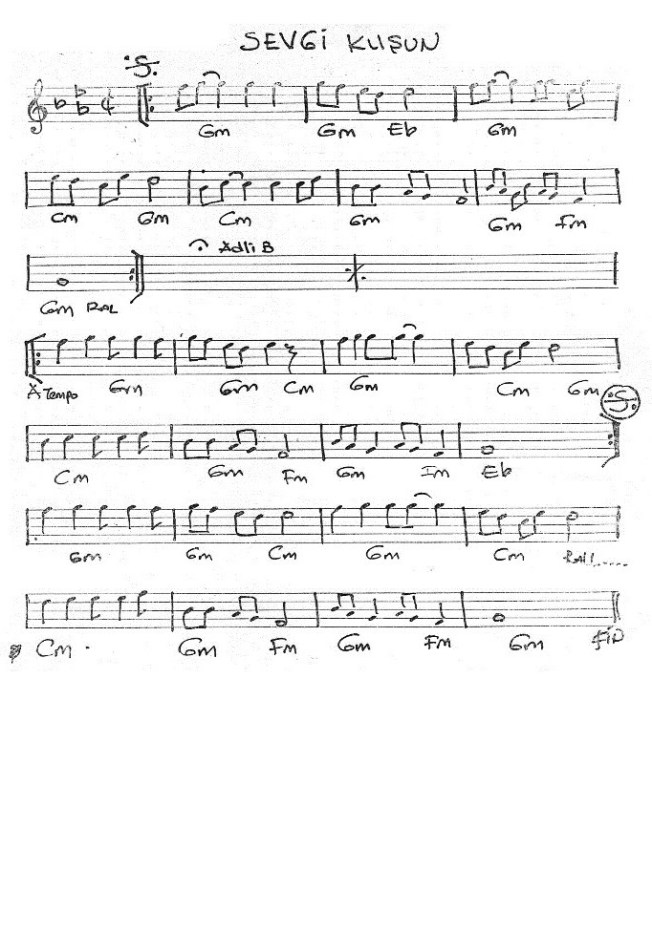 sevgi kuşun kanadında